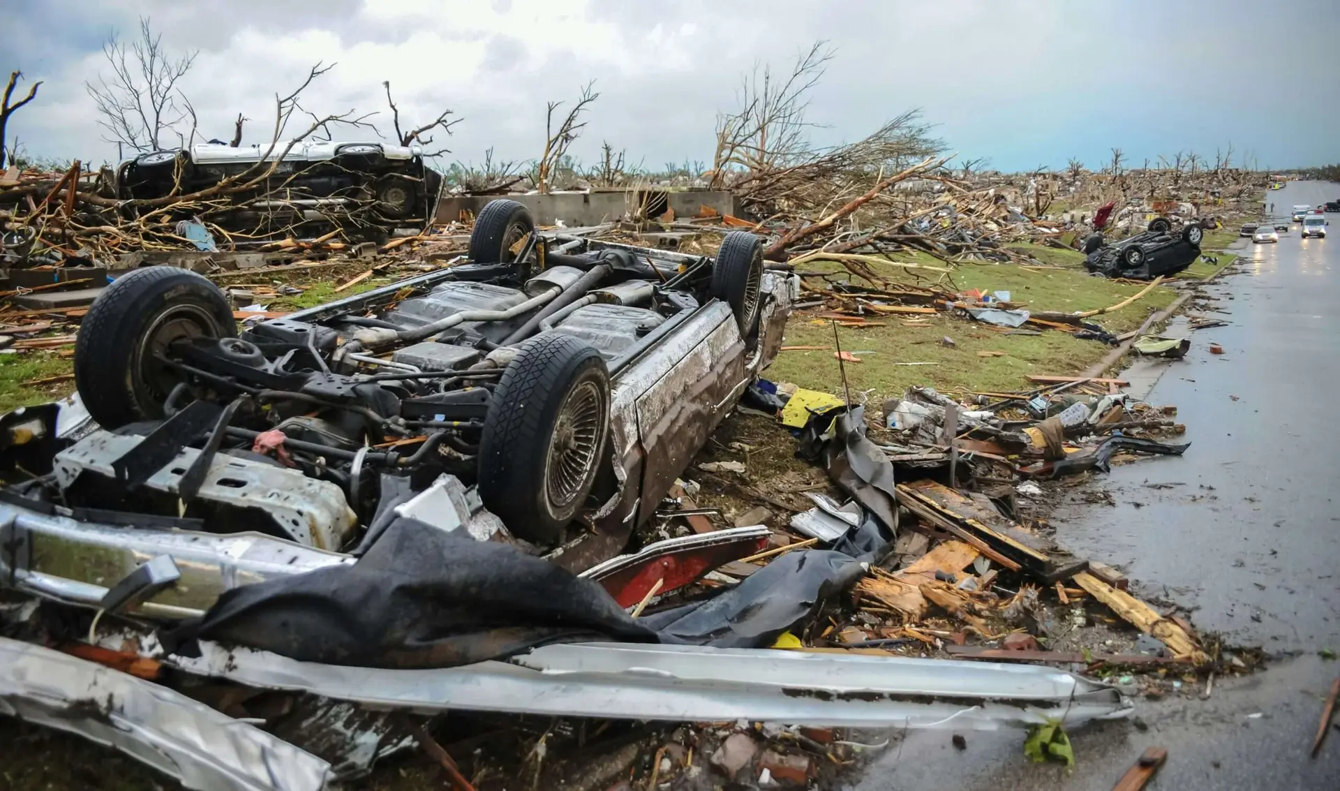 Emergency Preparedness damaged car